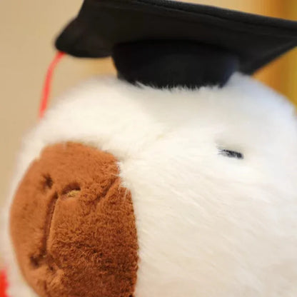 Graduate Plush Dolls Doctor Capybara Owl Bear Plush Toy Cute Stuffed Animal Toy Doll Soft Cartoon Pillow Graduation Gift