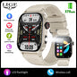 LIGE 2.01" HD Wyświetlacz Smartwatch dla Mężczyzn Kobiet Monitor Zdrowia Zegarki Sportowe Fitness AI Głos Rozmowy Bluetooth Męski Smartwatch Nowość