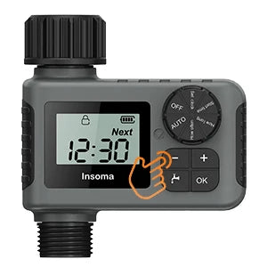 INSOMA Automatic Water Timer Intelligent Irrigation Watering System LCD Display IPX5 Sprinkler Timer Garden Programmer Equipment