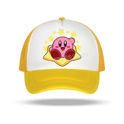 Star Kirbys Children Baseball Hat Cartoon Casuals Bonnet Outdoor Sports Sun Cap Peaked Caps Unisex Men Baby Kids Birthday Gifts