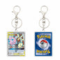 Key chain Charmander Mewtwo Umbreon Jigglypuff Venusaur Blastoise Solgaleo Game Card Acrylic Keychain Pendant Decoration