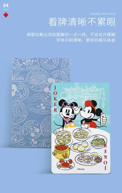 Disney Mickey Frozen Stitch Poker Lots-o'-Huggin' Bear Playing Cards Playing Cards Poker Indoor Family Entertainment Board Games
