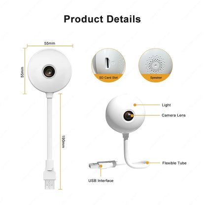 Indoor Mini Camera 3MP 2.4G WIFI Wireless Baby Monitor USB Light Bulb Camera Home Security Protection IP Cam Video Surveillance