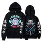 Japanese Anime Demon Slayer Plus Size Hoodie Women Sweatshirts Kamado Nezuko Print Hooded Harajuku Girl And Boy Casual Pullover
