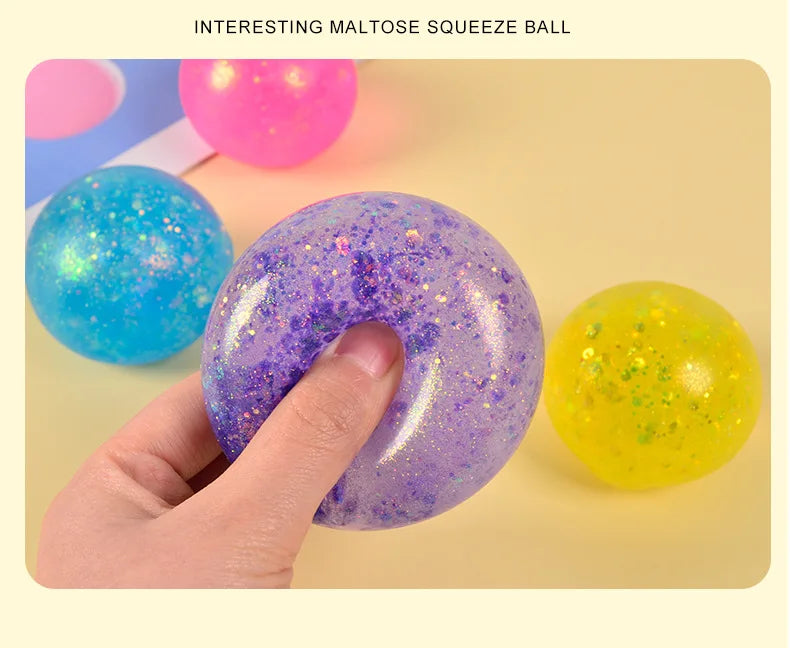 Aurora Maltose Ball Antistress Toy Stress Ball Anti Stress Adult Stress Relief Sensory Toy Restlessness Autism Toy Kids Gifts