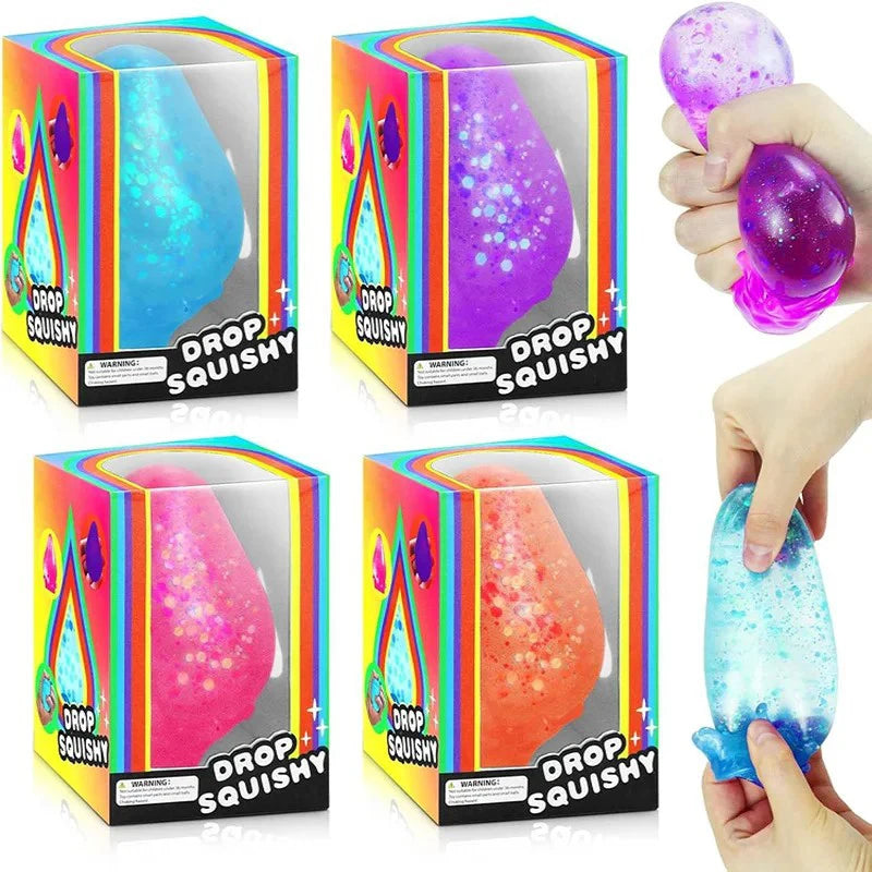 Soft And Big Water Drops Pinch Simulation Dream Water Drop Slow Rebound Pinch Ornament Office Relaxation Pinch Ornaments