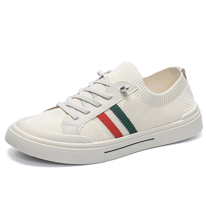 Men's breathable mesh casual shoes  summer lightweight soft soled comfortable outdoor walking shoes youth versatile trendy shoes