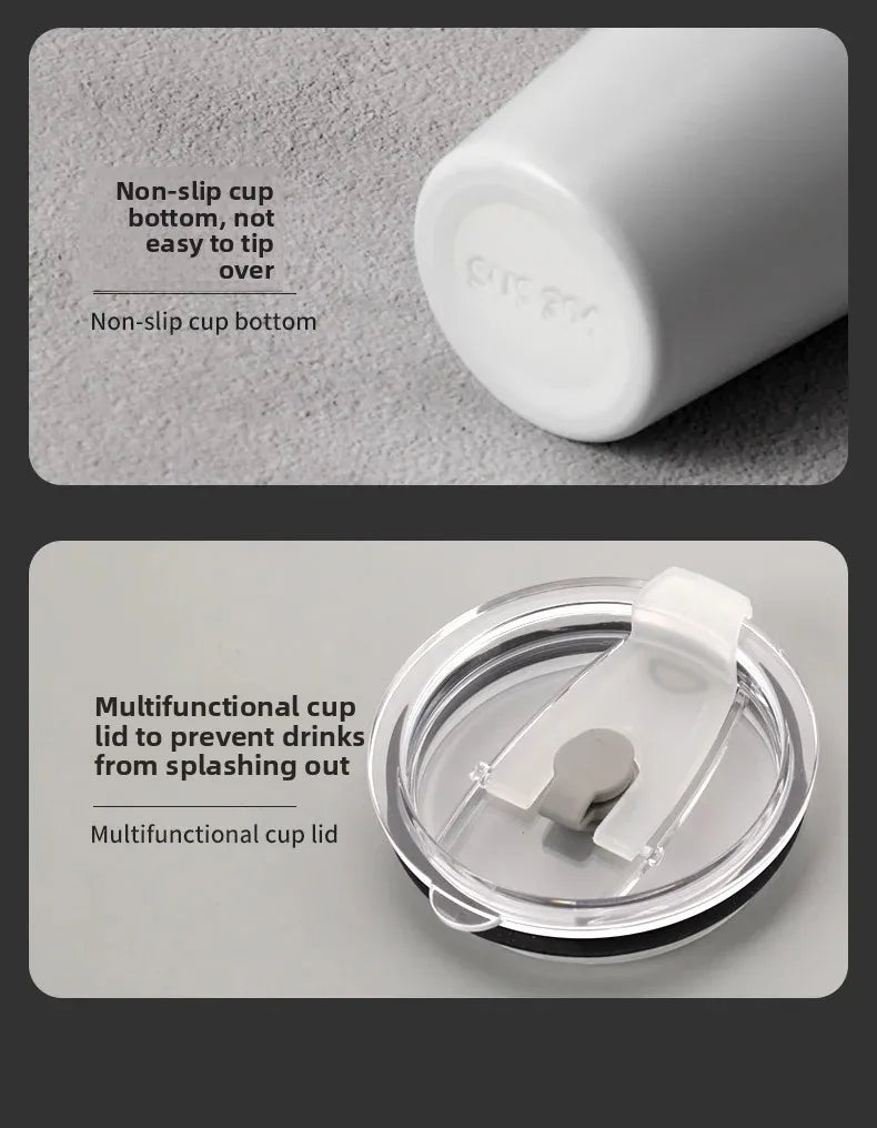 Mini Portable 304 Stainless Steel Insulated Water Bottle Lightning Yellow Camping Cup Beverage Storage Container Home Goods
