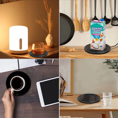USB Cup Warmer Electric Heating Coaster Coffee Mug Warmer For Home Office Desktop Coffe Milk Tea Cup Warmer Portable Cup Heater