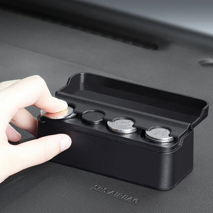Car Coin Small Storage Home Dual Purpose Change Box Creative Coins Purse Euro Dispenser Holder Case Wallet Holders Money Boxes