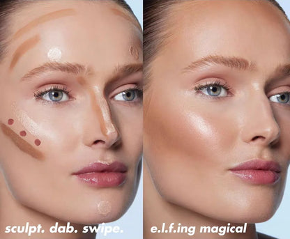 New ELF High Coverage Concealer Foundation Oil Control Anti-sweat Daily Cosmetics