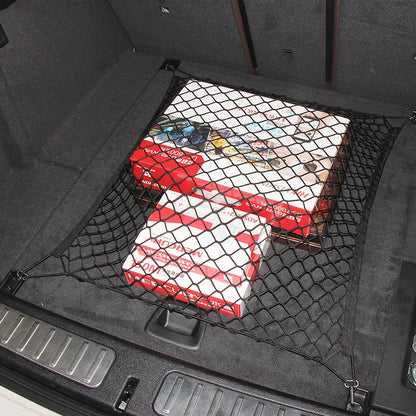 Universal Car Trunk Net Elastic Luggage Net Cargo Organizer Storage Nylon Mesh Nets Stretchable Car Interior Mesh Network Pocket