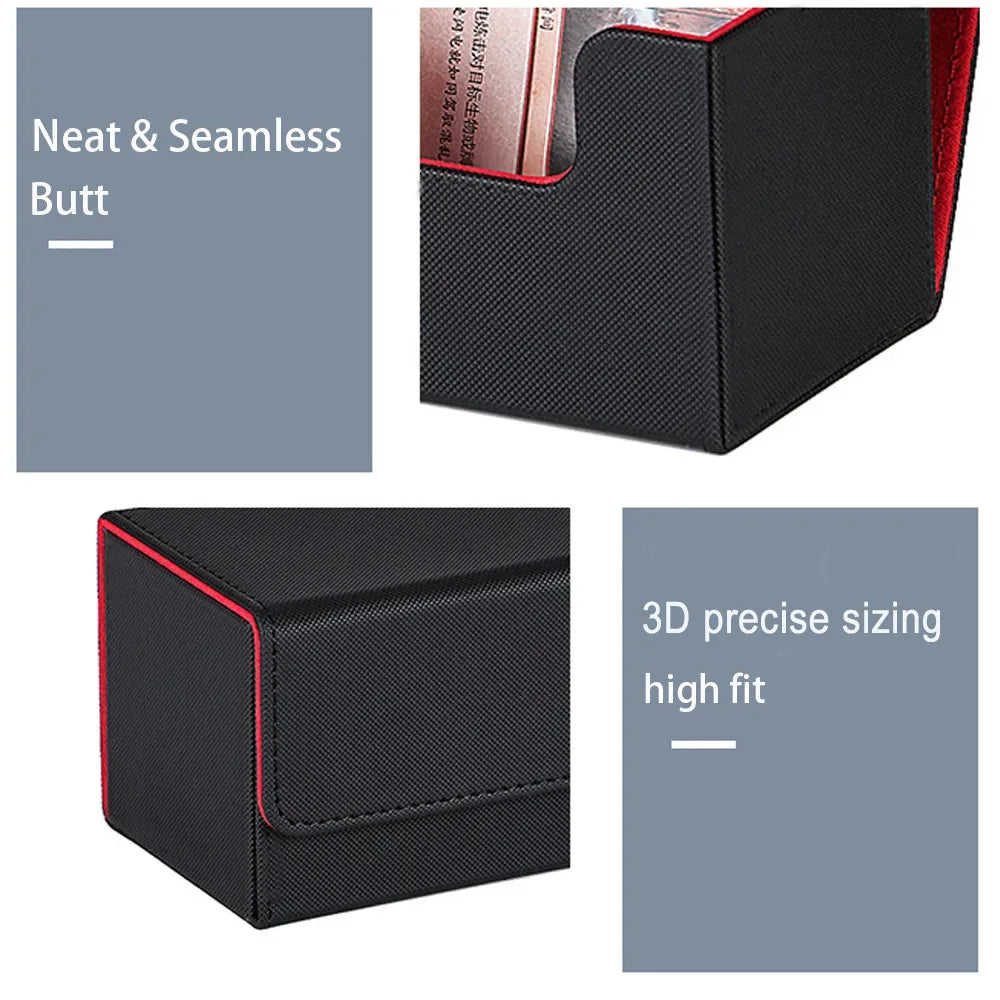 100+Trading Card Deck Box Storage Holder Organizer Cards Case for Card Collectible Game Card Cases Protectors Container