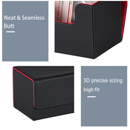 100+Trading Card Deck Box Storage Holder Organizer Cards Case for Card Collectible Game Card Cases Protectors Container