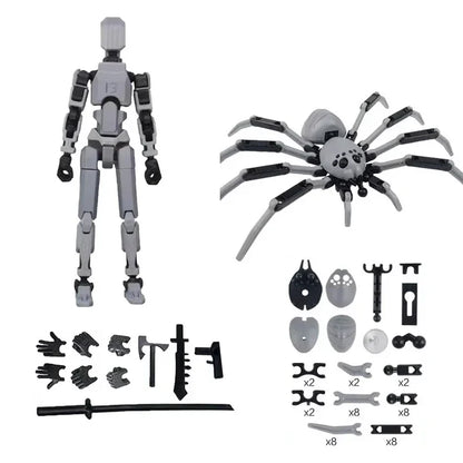 Multi-Jointed Movable Robot 3D Printed Mannequin Toy 13 Action Figure Full Body Movable Robot Toys Gifts For Children
