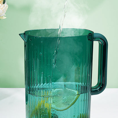 2200ml Cool Water Jug Transparent Refrigerator Water Kettle And Cups Water Pot With Handle Large Capacity Office Household Jug