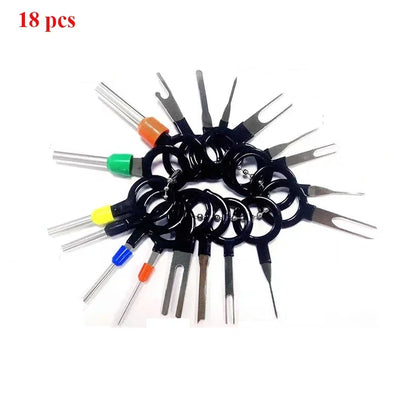 Automotive Terminal Removal Tool Electrical Wiring Crimp Connector Puller Release Pin Extractor Kit for Car Plug Repair Tools