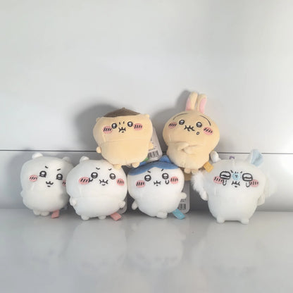 New jiyi Plush Doll Smirks Expression Usagi Hachiware Super Cute Chestnut Flying Squirrel Back Packaging Decoration Gift