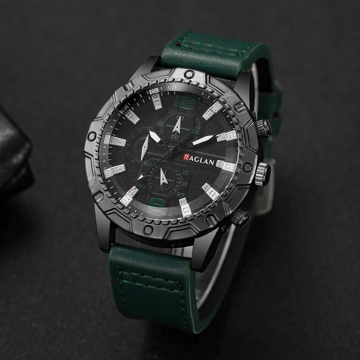 1/5PCS Men Fashion Sports Leather Strap Wristwatch Business Arabic Numeral Dial Quartz Watches Reloj Mujer（Without Box）