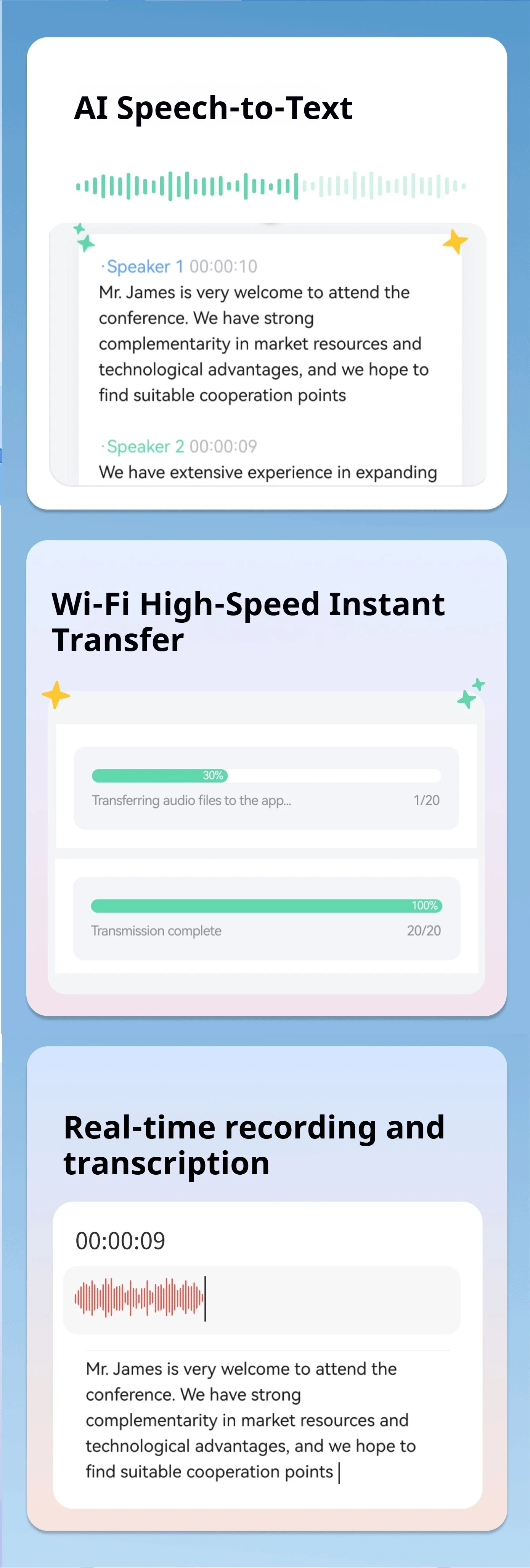 LIGE AI Voice Recorder GPT Intelligent APP Control Audio Mind Map Real Time Transcription Translate Summary Phone Call Recording