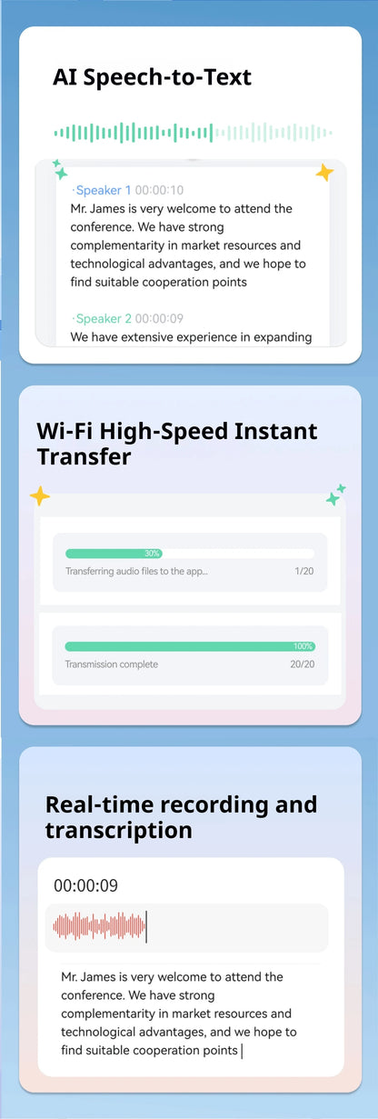 LIGE AI Voice Recorder GPT Intelligent APP Control Audio Mind Map Real Time Transcription Translate Summary Phone Call Recording
