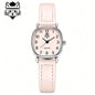 Korean version of the trendy ladies watch fashion small Arab quartz watch leather strap watch