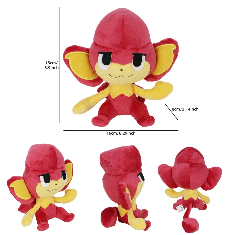 New Pokemon Pikachu Plush Toy Sprigatito Fuecoco Groudo Meowscarada Floragato Cinderace Keldeo Exegguto Shinx Stuff Peluche Doll