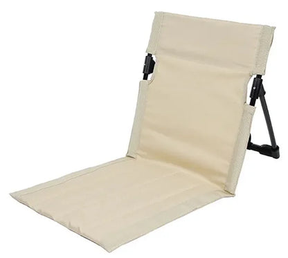 Foldable Camping Chair Outdoor Garden Park Single Lazy Chair Backrest Cushion Picnic Camping Folding Back Chair Beach Chairs
