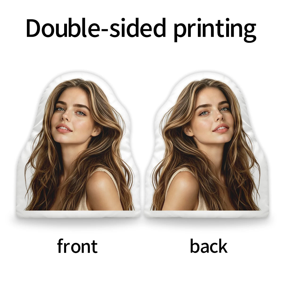 1pc Custom Funny Unique Shaped Photo Pillow Cushion, Custom Pet Shape Stuffed Throw Pillow, Ideal Gift for Family & Friends
