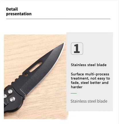 NEW Stainless Steel Folding Knife With Keychain Outdoor Carrying Knife Sharp Pocket Knife Fruit Knife Folding Knife Outdoor Tool