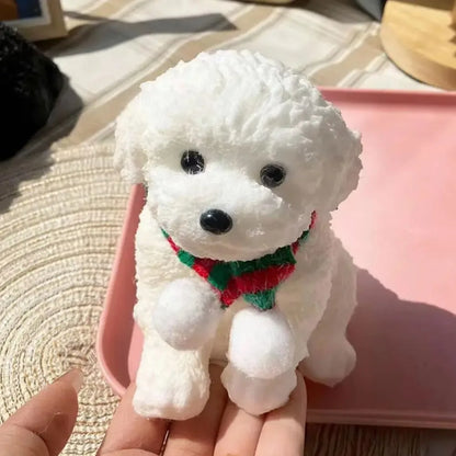 Teddy Dog Squishy Toys Soft Squeeze Puppy Anxiety Stress Relief Sensory Fidget Toy Decompressing Pinching Dog Squeeze Toys