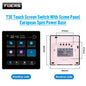FUERS Tuya Smart Control Panel Switch Smart Home Automation System 3CH Switch Scene Panel Intelligent Home Touch Screen Zigbee