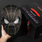 In Stock Miles Spider-Man 1:1 Scale Electronic Mask With Moving Glowing Eyes Ring Control Cosplay Toy Gift For Boys Gift