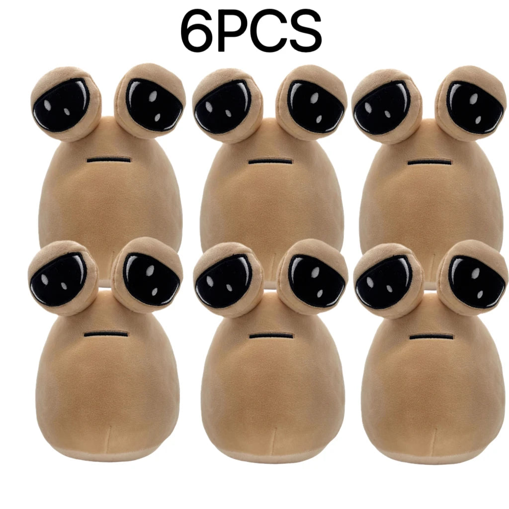New Hot My Pet Alien Pou Plush Toys Anime Game The Maw Pou Doll Kawaii Cartoon Soft Stuffed Pillow Children Birthday Xmas Gif