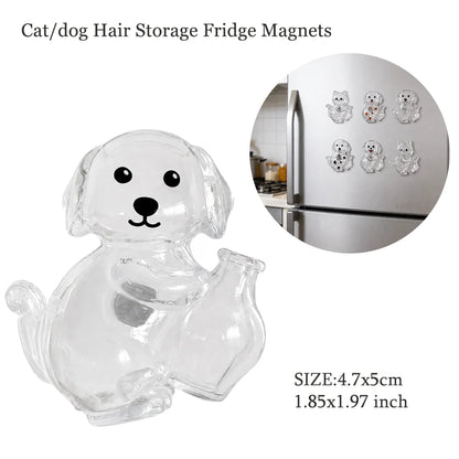 Cat Shaped Pet Hair Keepsake Keychain Charm Resin Dog Shaped Memorial Pendant Handmade DIY Pet Souvenir Keychain for Pet Lovers
