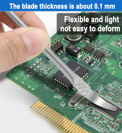 IC Chip Repair Tools Kit Precise Thin Blade CPU NAND BGA Glue Removal Phone Tablet PC Disassembly Durable Maintenance Knife Set
