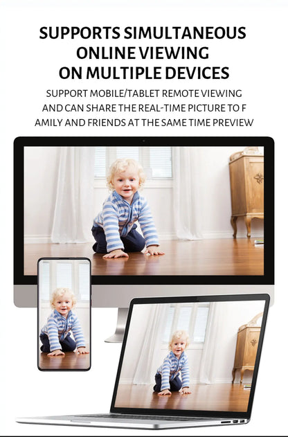 WiFi Mini Camera Security Protection Camera Smart Home Wireless Video Recorder Baby Monitoring Camera for Infants And Pets