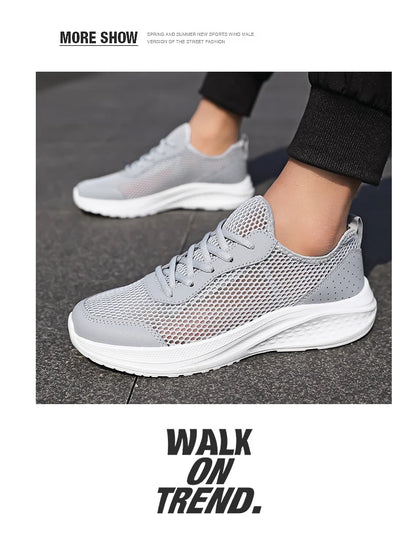 Men Shoes Mesh Breathable New Casual Shoes Men Sneakers Light breathable Walking Tenis Shoes Zapatillas Hombre Size 39-46