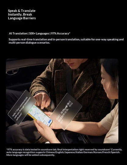 New Anker Liberty 5 Pro Max Noise-Canceling Earphones ANC Active Noise AI Personal Assistant Bluetooth Earphones Gifts