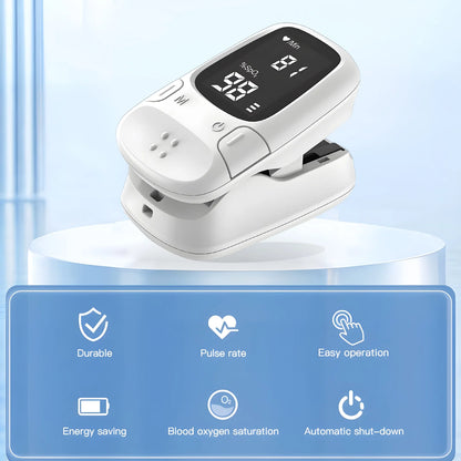 Electronic Soft Head Thermometer: Oral/Armpit Measurement for Household Adults & Children Finger Clip Pulse Oximeter