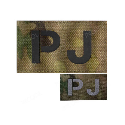 Infrared IR Reflective Patch K9 FIRE MEDIC PRESS MED PJ Decorative Patches Biker Armband Patch For Clothing Backpack