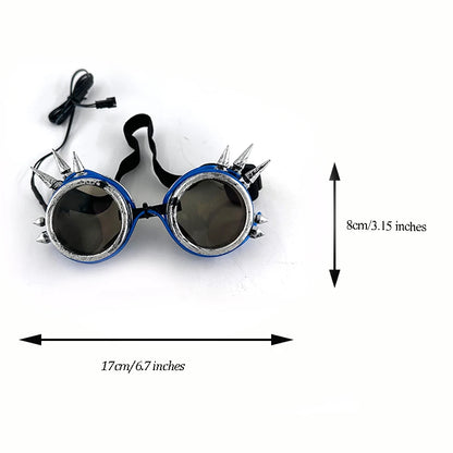 New Cool Cyberpunk Style Glasses Glowing Party Decor Luminous LED Sunglasses Lighting Up Bar Rave Music Dancing Party