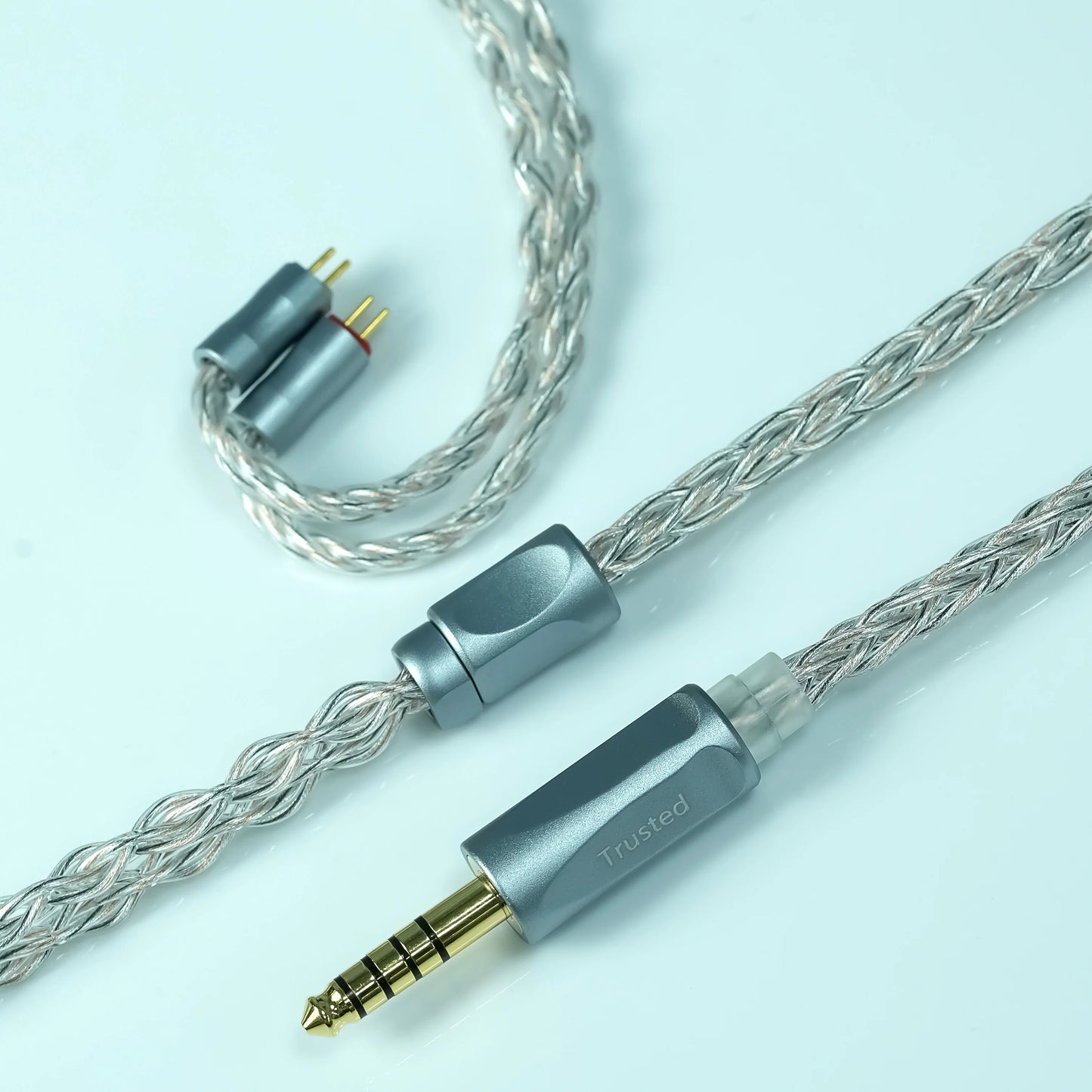 Trusted-52 Graphene Pd-Plated + 7N OCC HiFi Earphone Cable 3.5mm/4.4mm Balanced MMCX/0.78mm 2pin QDC for IE900/IE600/N5005