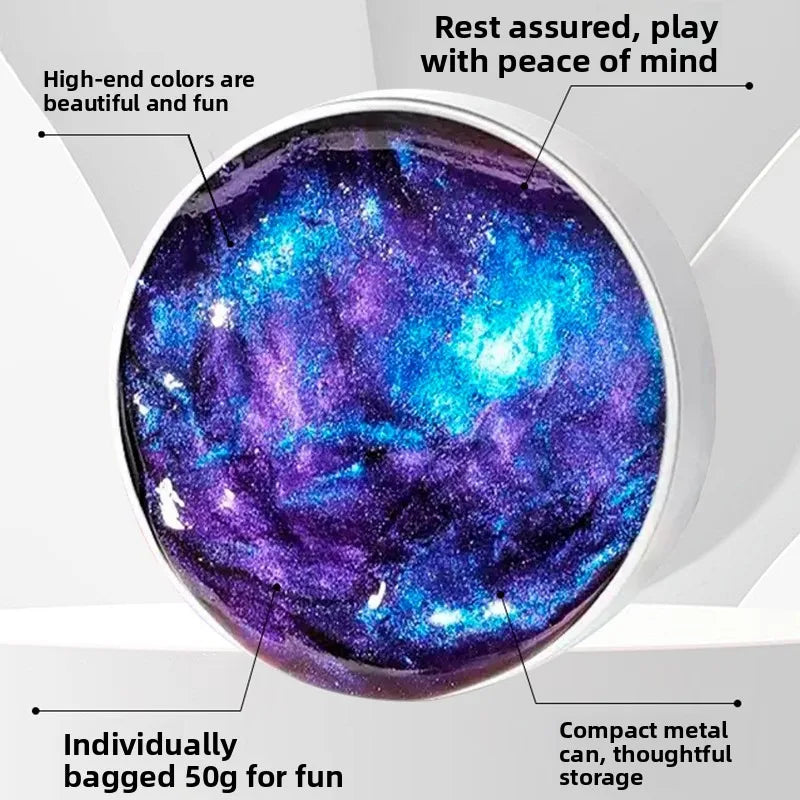 Colorful Non-Newtonian Liquid Decompression Toys Transparent Elastic Modeling Compound Non-Toxic Creative Crafts