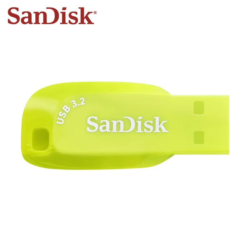 USB 3.2 Sandisk CZ410 USB Flash Drive 32GB 64GB 128GB High Speed Pen Drive Yellow Memory Stick Original pendrive Mini U Disk
