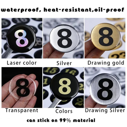 50pcs Customized 3D Epoxy Dome Bubble Stickers Transparent Crystal Label Personalized Logo Shape Waterproof