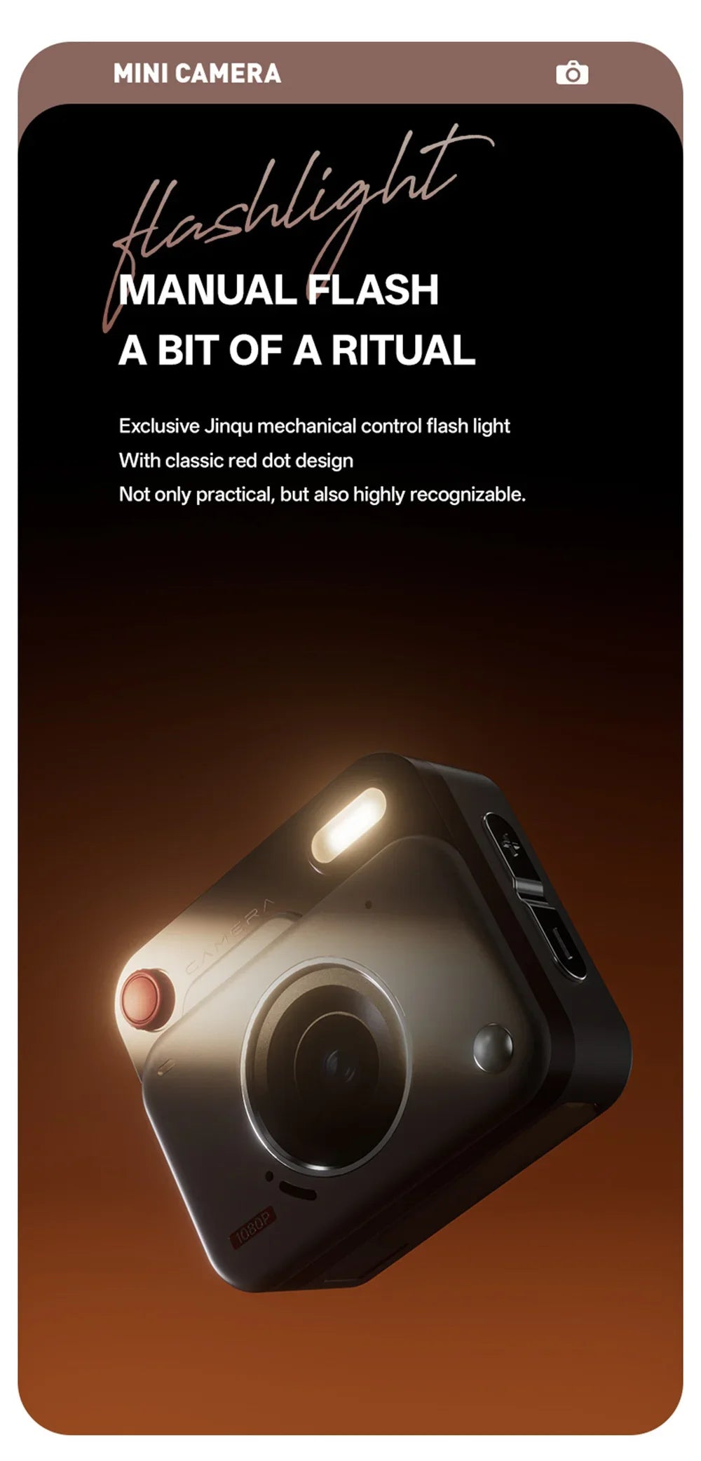 2025 New Thumb Pocket CCD Digital Camera HD Retro Mini Camera Portable Keychain Camera Outdoor Travel Photo Recorder Gift