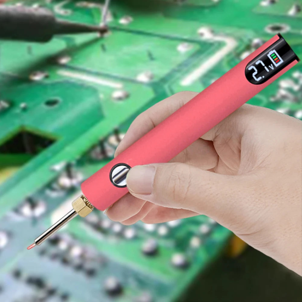 510 Thread Battery Cart Pen Adjustable Voltage Portable Electric Soldering Iron 650mAh Smart Power Tool with USB Charger Cable