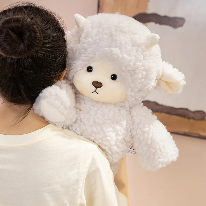 Super Soft 50cm Animal Plush Hand Puppet Set Bunny Sheep Sloth Panda Leopard Shake to Run Limbs Cute Stuffed Toy for Kids Gifts