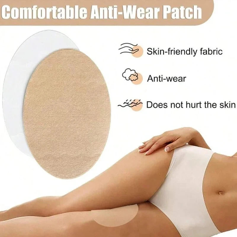 10/20/30/40Pcs Disposable Anti-Chafe Thigh Tape, Invisible No Trace Anti-Friction Thigh Pads Anti-Wear Body Stickers for Women